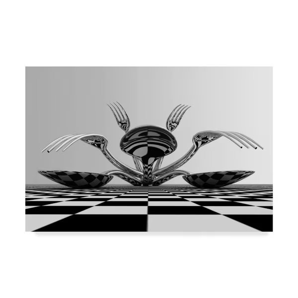 Antonyus Bunjamin 'Starship Spooners' Canvas Art, 12x19, Trademark Fine Art, Mfr#: 1X06171-C1219GG